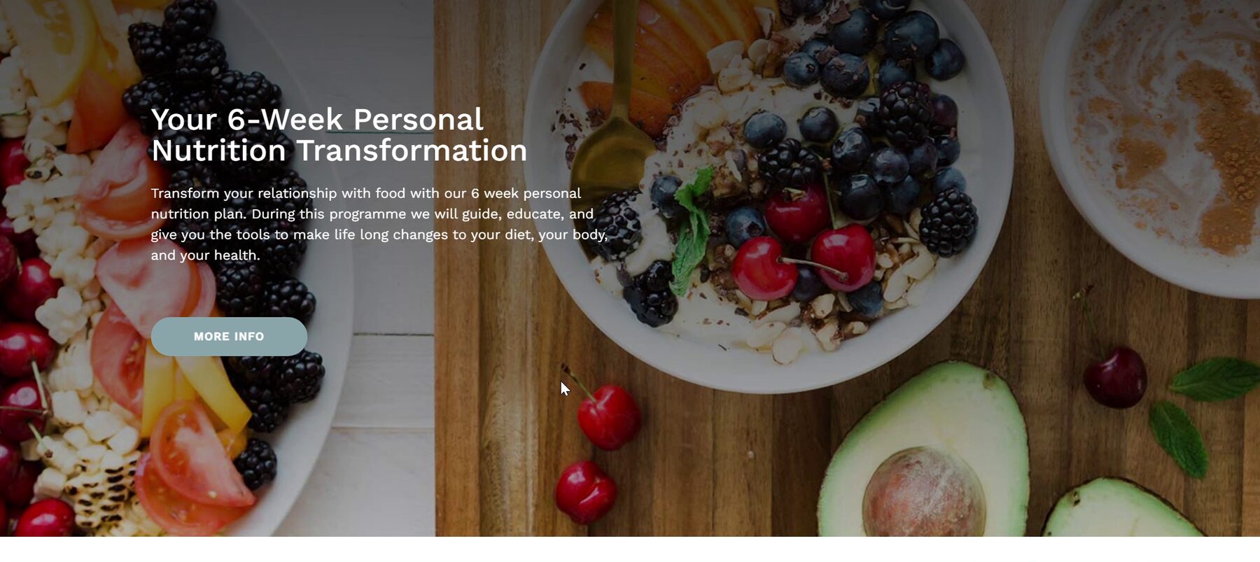Healthy bowl of food